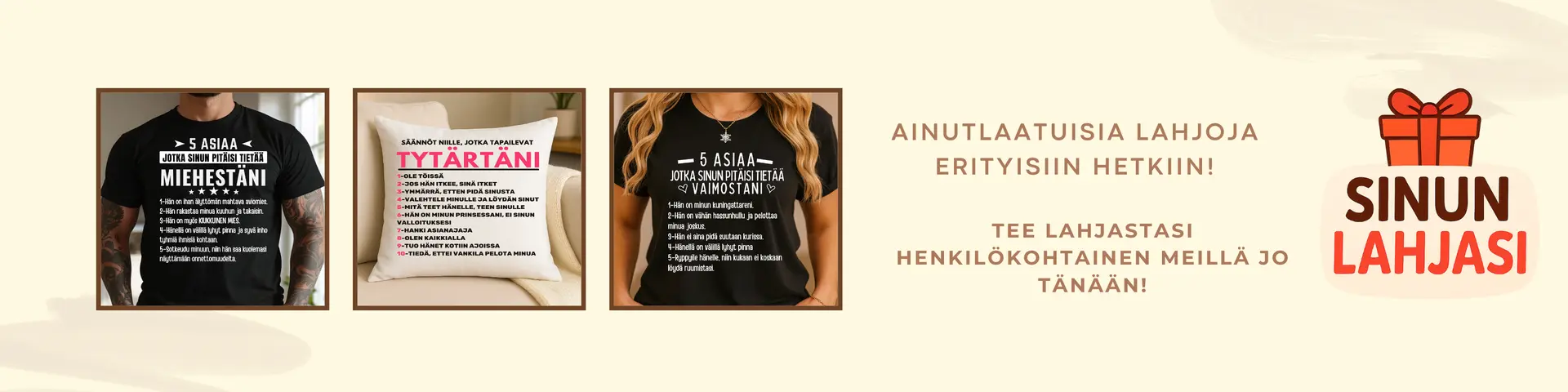 Banner for SinunLahjasi.com